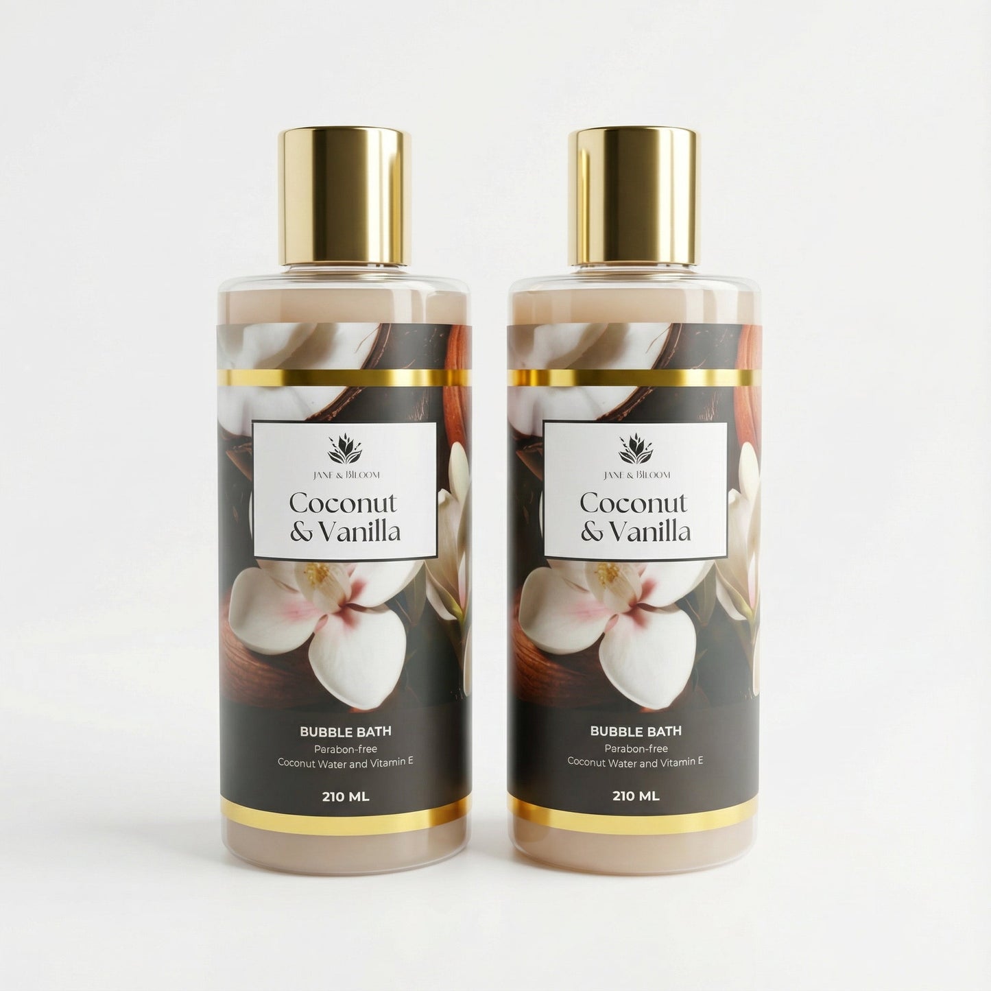 Vanilla & Coconut Bubble Bath + Shampoo + Mystery SPA Gift