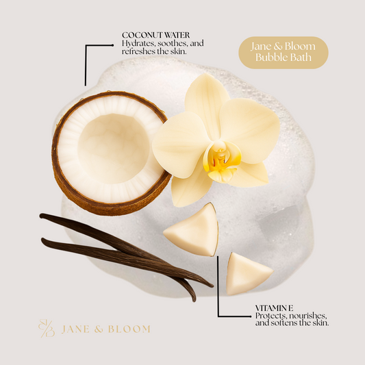 Vanilla & Coconut Bubble Bath + Shampoo + Mystery SPA Gift