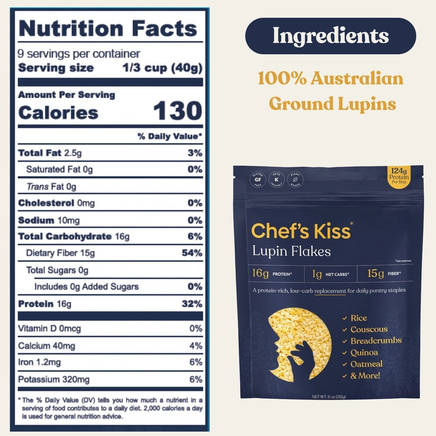 Chef's Kiss Lupin Flakes – 11 oz (311.84 g) - image 2