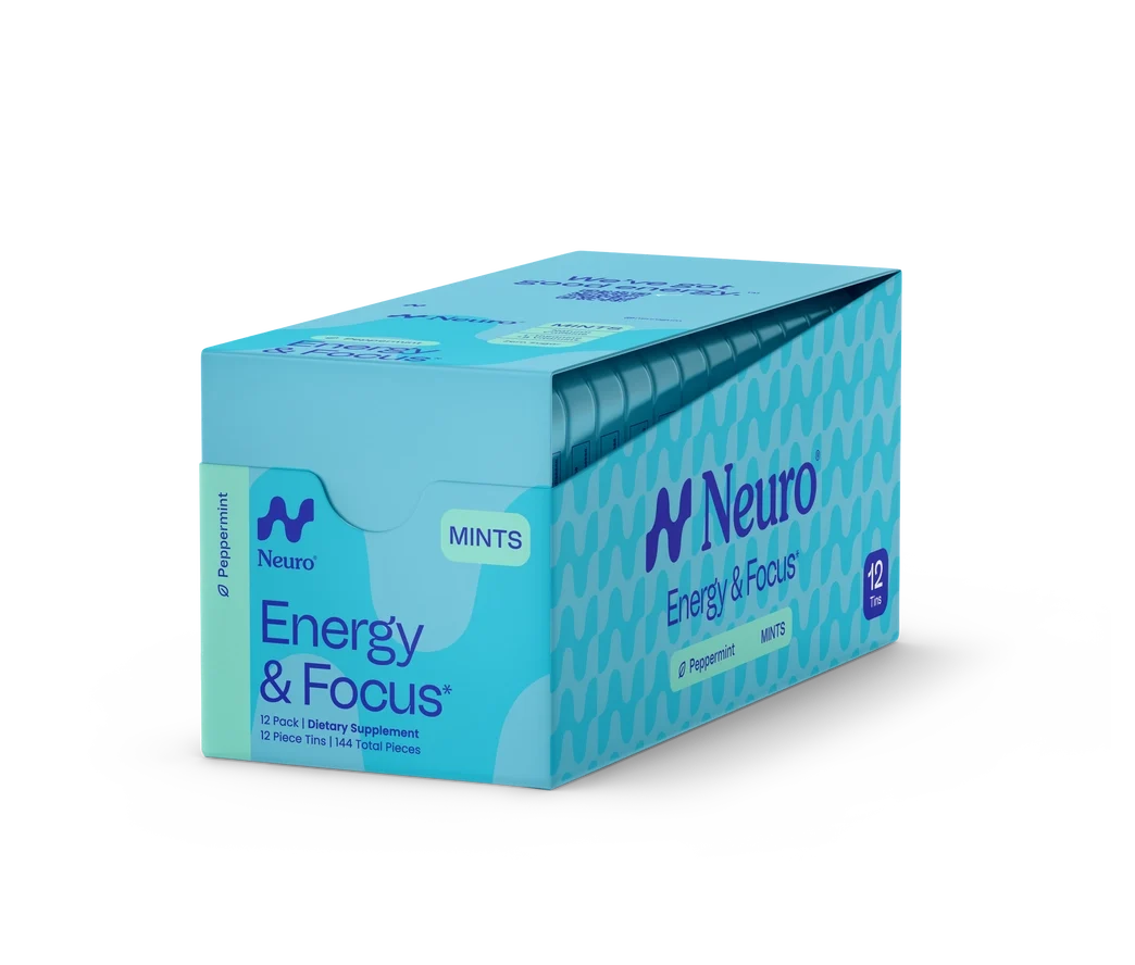 Neuro Energy & Focus Mints – Peppermint – 12 Pack, 12 Each - image 2