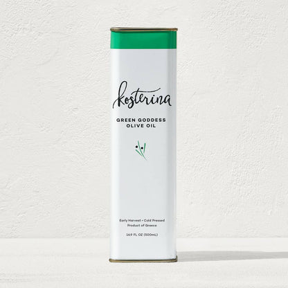 Kosterina Green Goddess Olive Oil – 500 ml | Basil, Garlic, Onion & Lemon Infused EVOO - image 1
