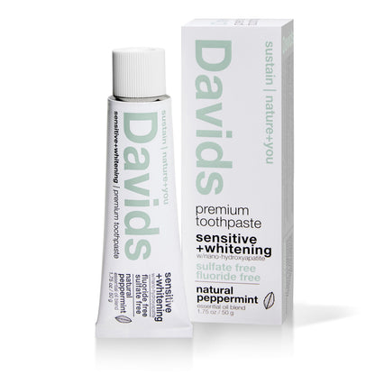 Davids Travel Size Premium Toothpaste / Sensitive+Whitening - image 1