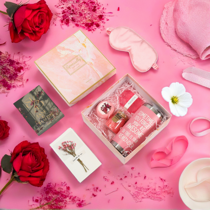 Pretty in Pink Spa Collection – 6Pc Self-Care Gift Box - image 4