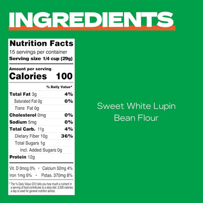 Kaizen – High Protein Low Carb Lupin Flour – 32 oz (907 g) - image 4