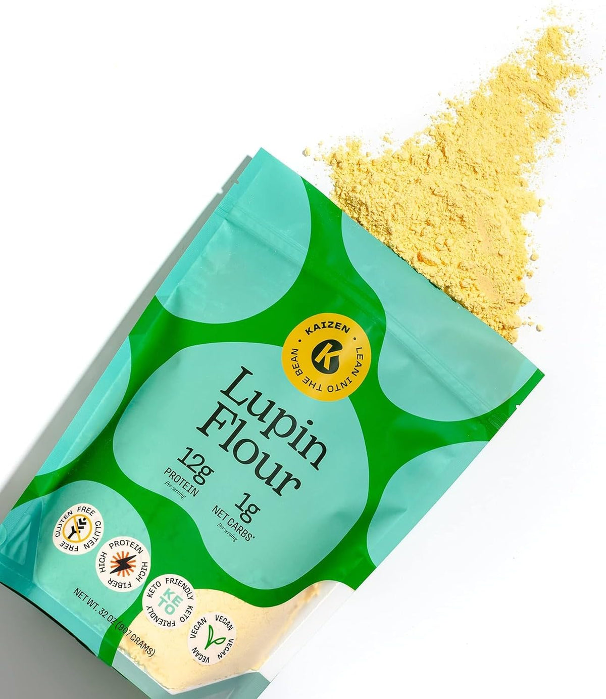Kaizen – High Protein Low Carb Lupin Flour – 32 oz (907 g) - image 11