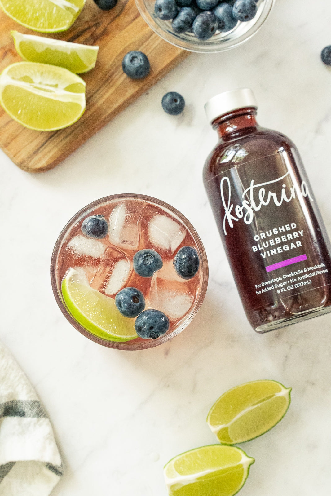 Kosterina Crushed Blueberry Vinegar 8 oz - image 2