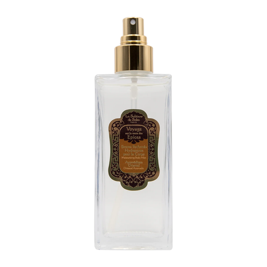 Body Mist – Ayurvedic Treatment Amber Vanilla Patchouli – Journey to the Spices Route - image 1
