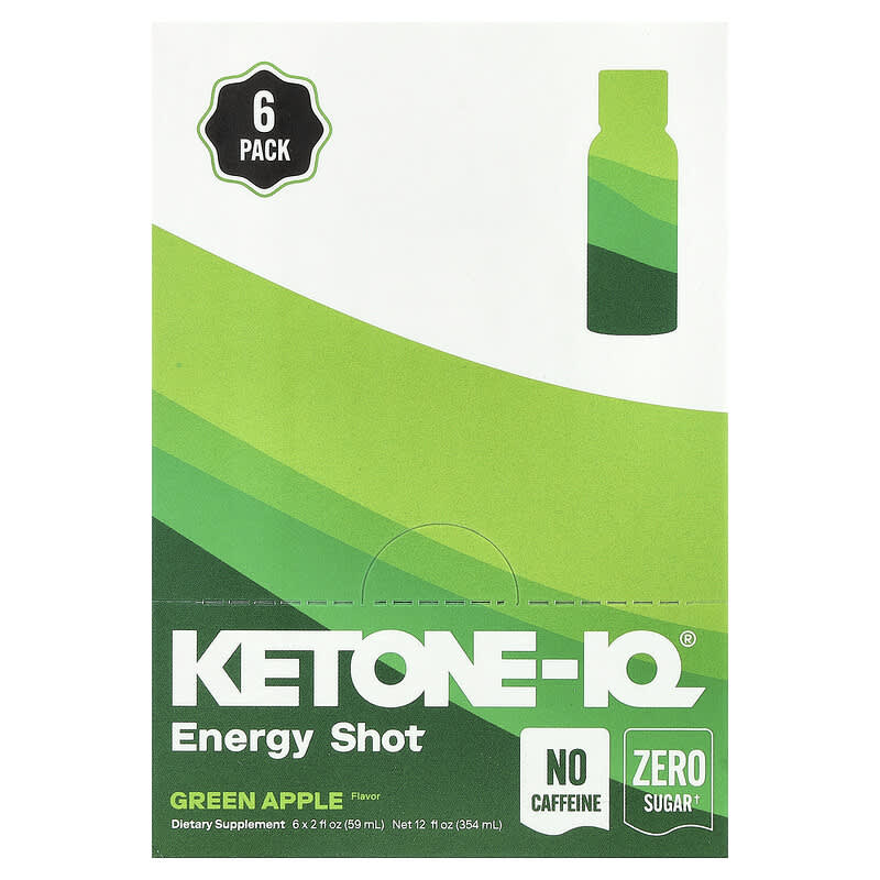 Ketone-IQ Caffeine-Free Shot, Green Apple - image 9