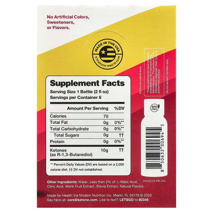 Ketone-IQ Caffeine-Free Shot, Raspberry Lemonade - image 8