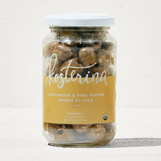 Kosterina Coriander & Pink Pepper Green Olives - image 1