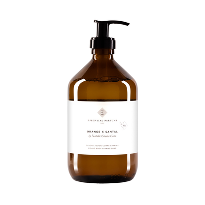 Essential Parfums Orange X Santal Hand & Body Soap — 500 ml - image 1