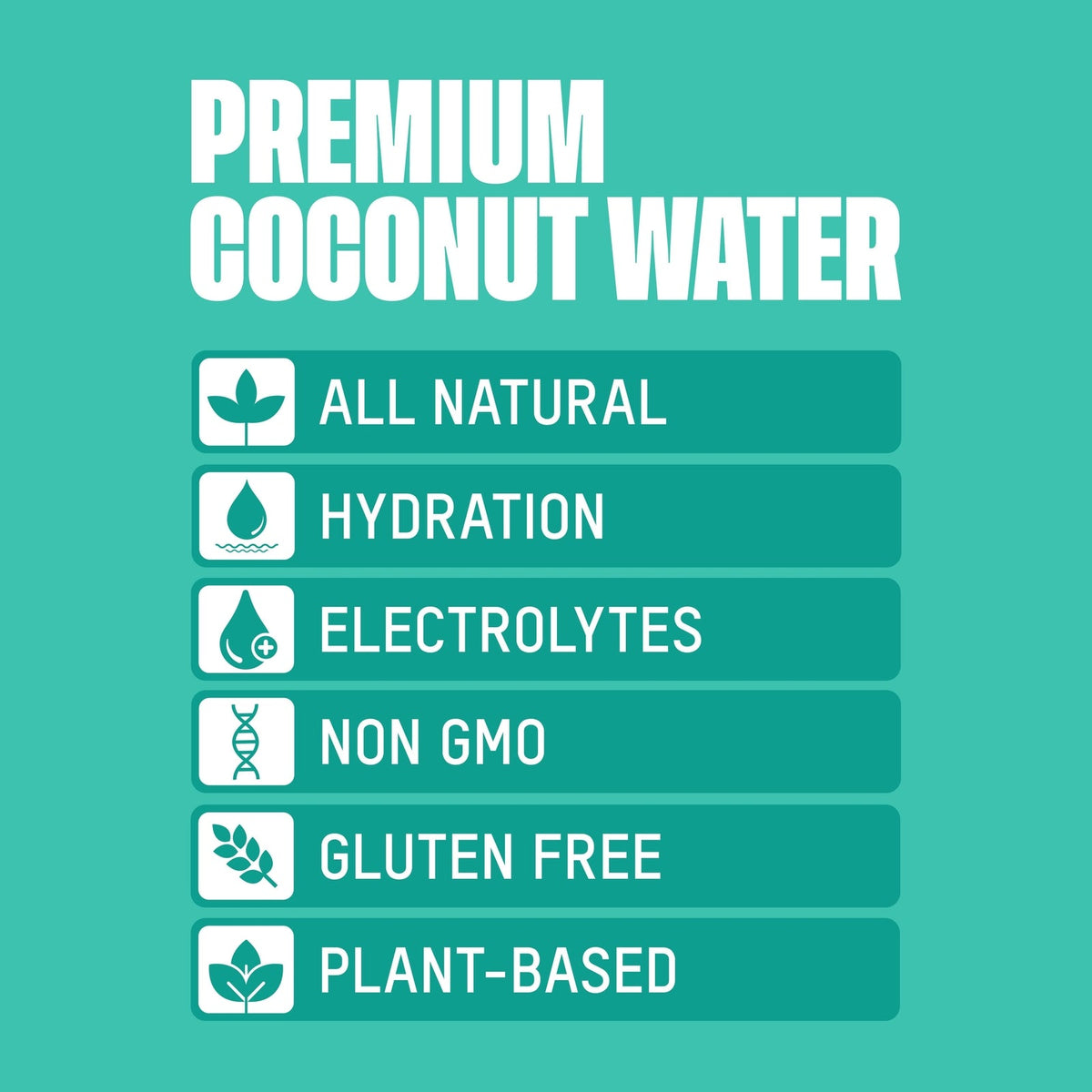 Premium Coconut Water  – Once Upon a Coconut – 12 Pack - image 2