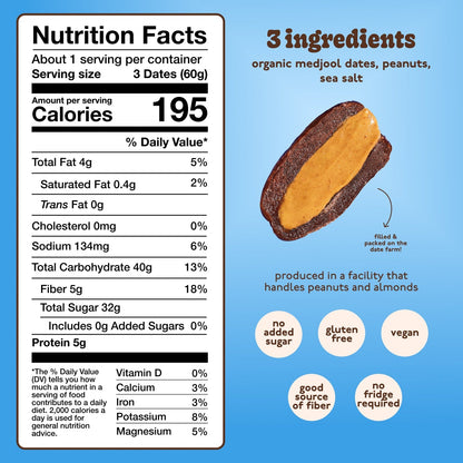 Peanut Butter Dates Snack Packs – Realsy – 10 Pack - image 8