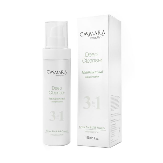 Casmara 3 in 1 Deep Cleanser Green Tea — 150ml - image 1