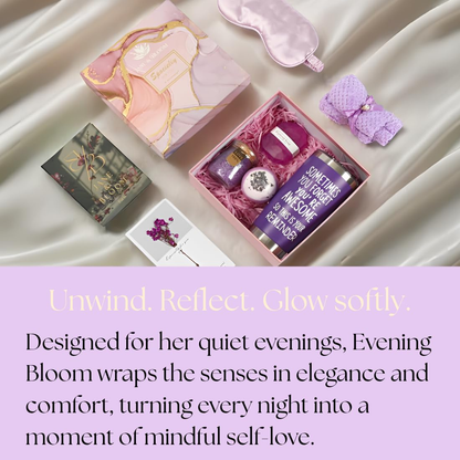 Evening Bloom Spa Gift Set – 6Pc Purple-Themed Bath & Body Treats - image 4