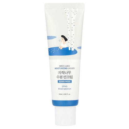 Round Lab – Birch Moisturizing Sunscreen UVLock SPF 45+ Broad Spectrum – 1.69 fl oz / 50 ml - image 1