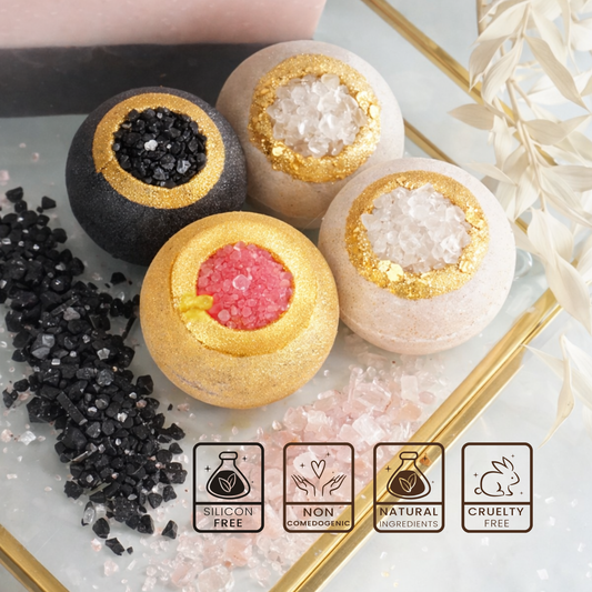 Crystal Luxe Bath Bomb Gift Set - Jane & Bloom