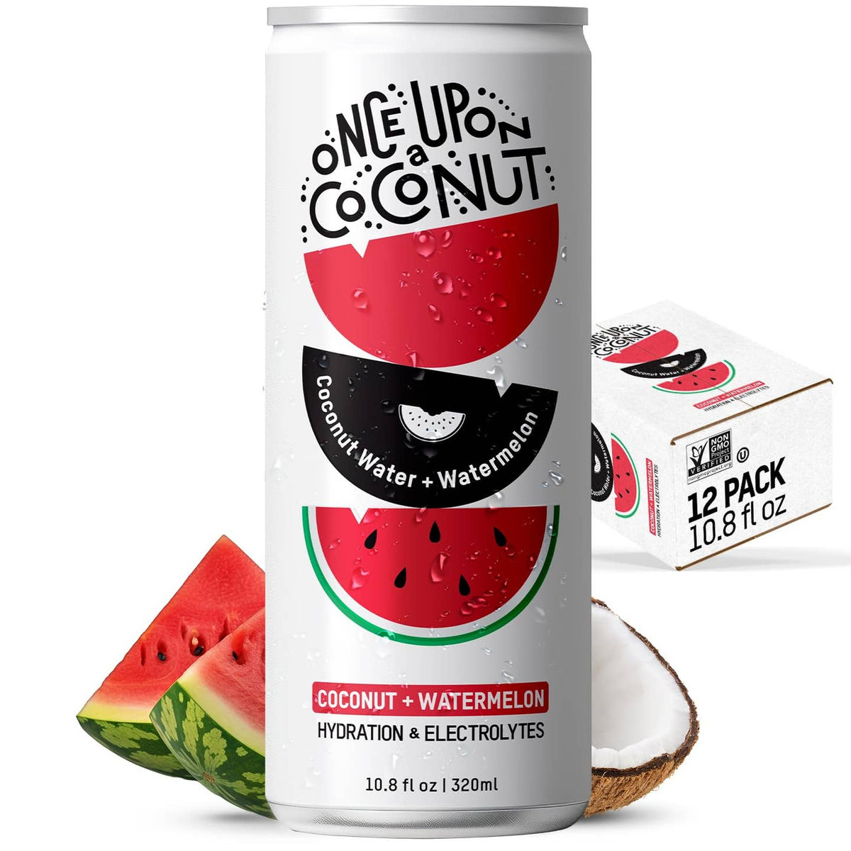 Coconut Water + Watermelon – Once Upon a Coconut – 12 Pack - image 2
