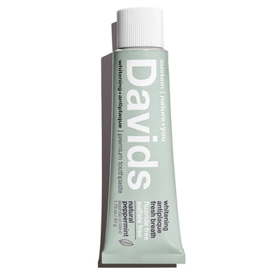 Davids Travel Size Premium Toothpaste  /  Peppermint