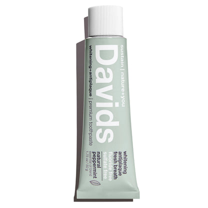 Davids Travel Size Premium Toothpaste  /  Peppermint - image 1