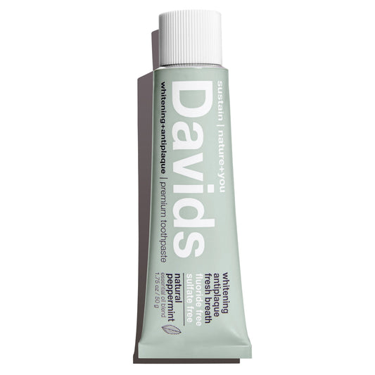 Davids Travel Size Premium Toothpaste  /  Peppermint - image 1