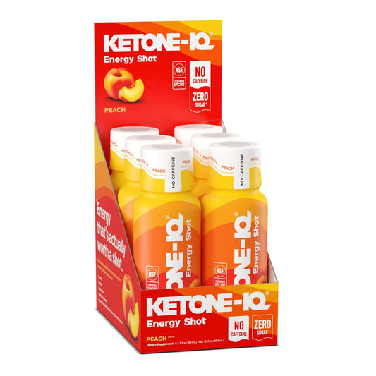 Ketone-IQ Caffeine-Free Shot, Peach - image 1
