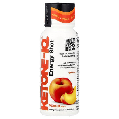 Ketone-IQ +Caffeine Shot, Peach - image 7