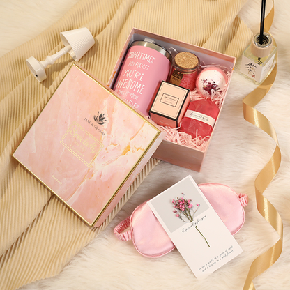 Pretty in Pink Spa Collection – 6Pc Self-Care Gift Box - image 2