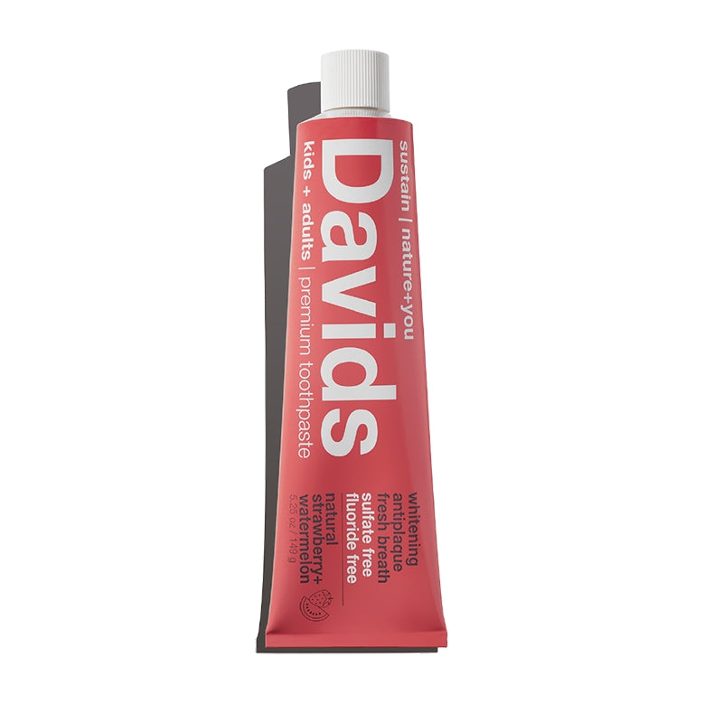 Davids Kids+Adults Premium Toothpaste/Strawberry Watermelon - image 1