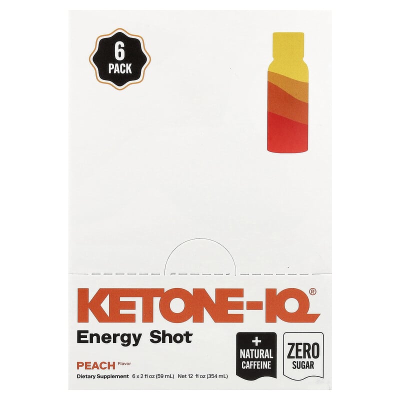 Ketone-IQ +Caffeine Shot, Peach - image 6