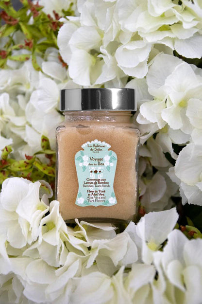 Bamboo Tears Body Scrub - Aloe Vera and Tiare Flowers - Journey To The Islands - image 4