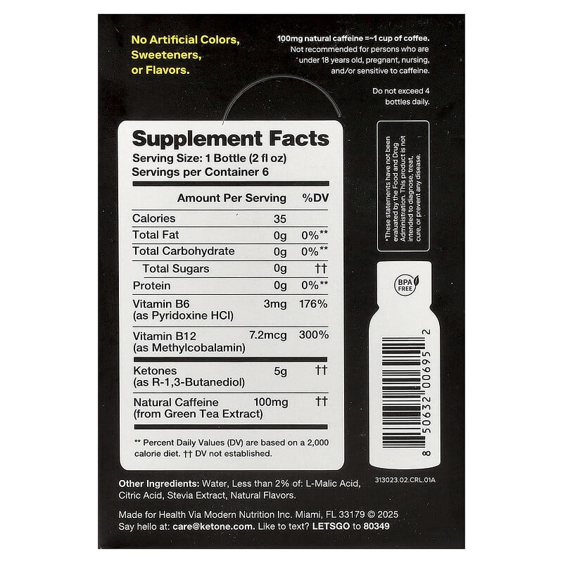 Ketone-IQ +Caffeine Shot, Raspberry Lemonade - image 4