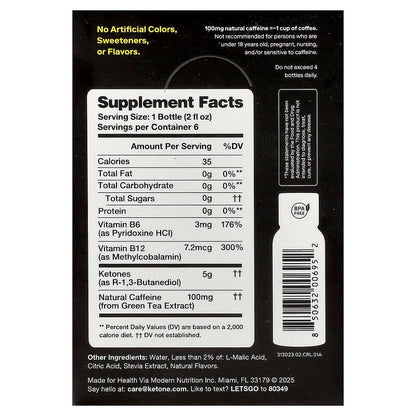 Ketone-IQ +Caffeine Shot, Raspberry Lemonade - image 4