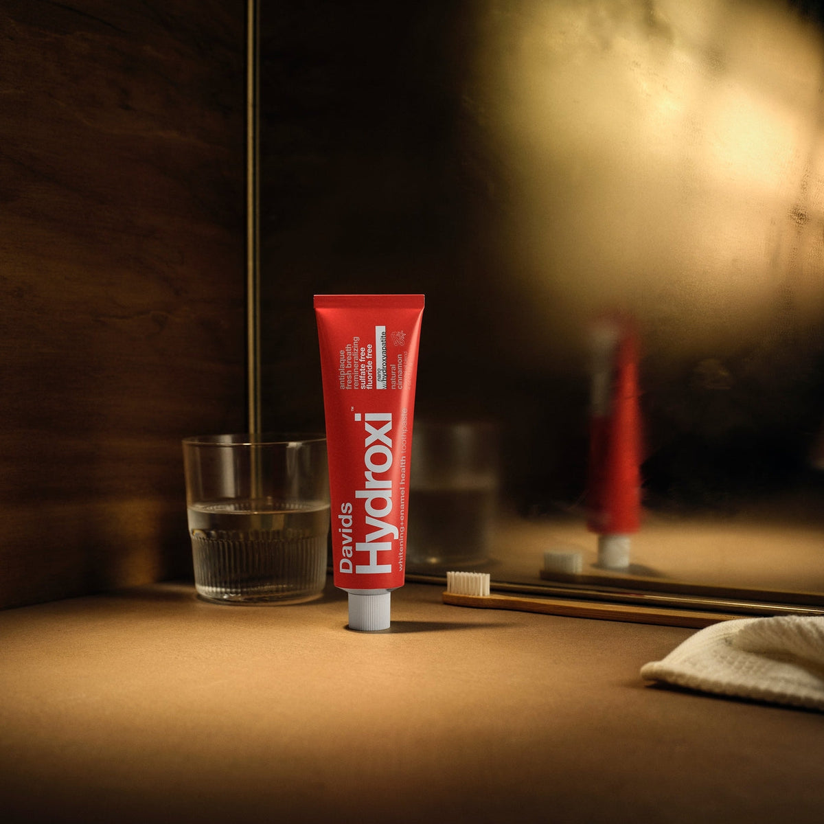 Davids Hydroxi™ Whitening+Enamel Health Nano Hydroxyapatite Premium Toothpaste / Cinnamon - image 4