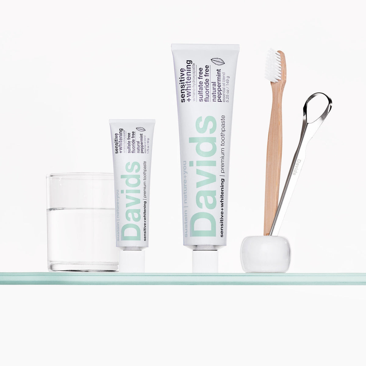Davids Travel Size Premium Toothpaste / Sensitive+Whitening - image 3