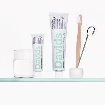 Davids Travel Size Premium Toothpaste / Sensitive+Whitening - image 3