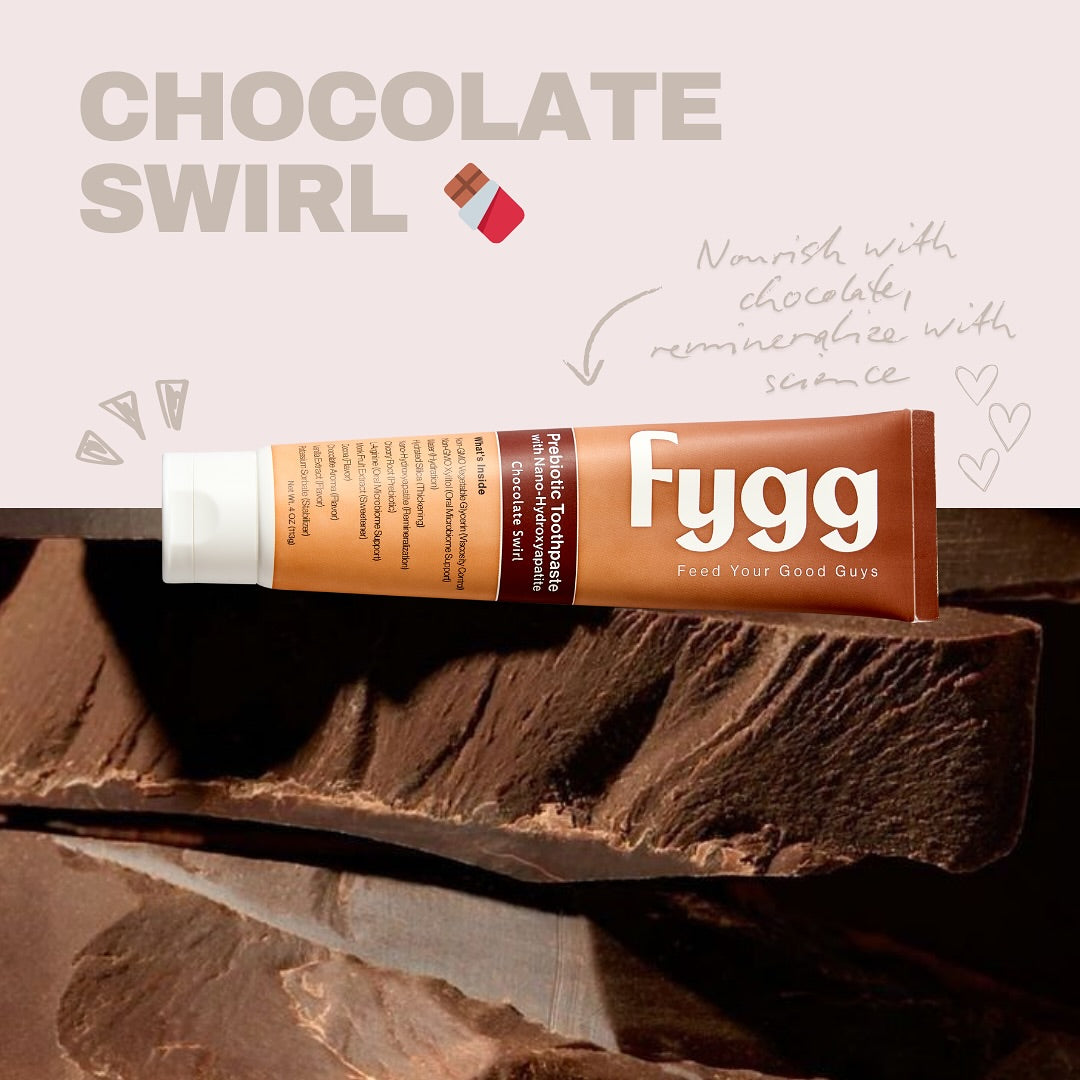 Fygg Toothpaste with Prebiotics | Chocolate Swirl - image 3