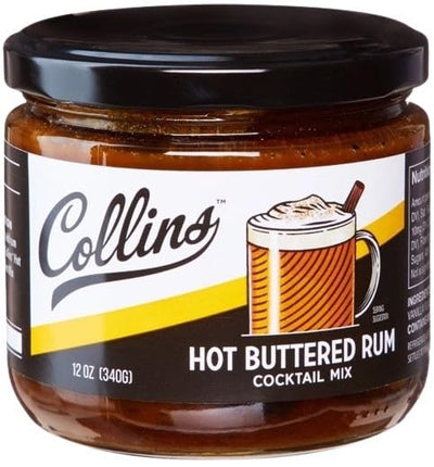 Collins Hot Buttered Rum Syrup — 12 oz