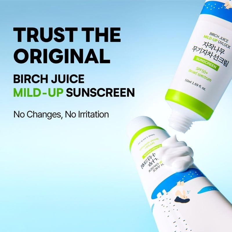 Round Lab – Birch Juice Mild-Up Sunscreen UVLock SPF 50+ Broad Spectrum – 50 ml - image 4