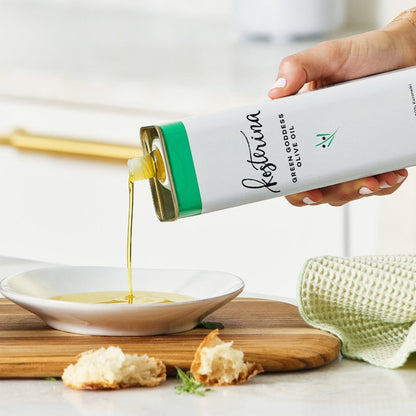 Kosterina Green Goddess Olive Oil – 500 ml | Basil, Garlic, Onion & Lemon Infused EVOO - image 2
