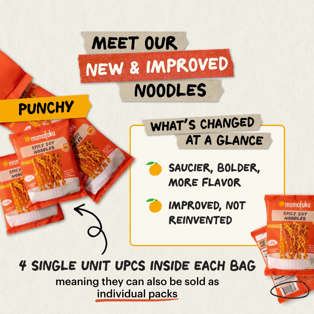 Momofuku Spicy Soy Air-Dried Noodles – 4-Pack (400 g) - image 2