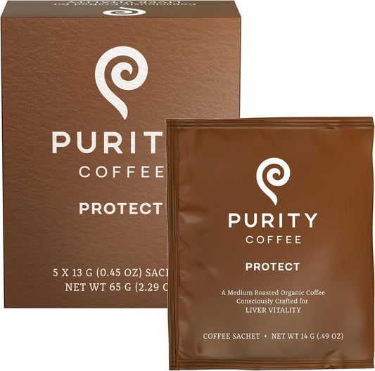 PROTECT: Light-Medium Roast –  Single-Serve Coffee Sachets – 5ct - image 1