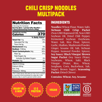 Fly By Jing – Chili Crisp Noodles – 4-Pack - image 4