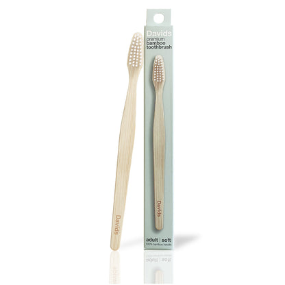 Davids Premium Bamboo Toothbrush | Adult Soft | Single - image 3