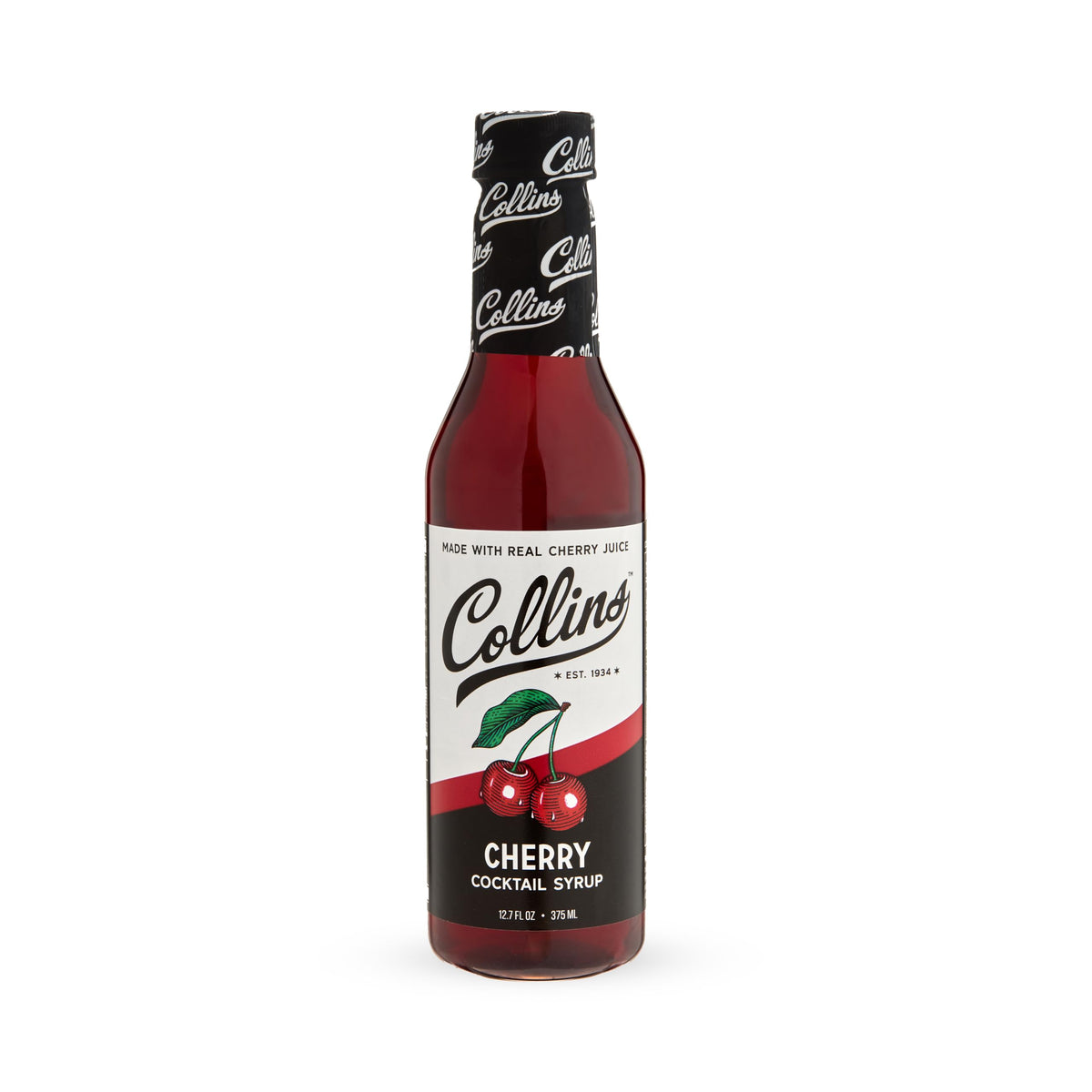 Collins Cherry Cocktail Syrup — 12.7 oz - image 1