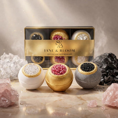 Crystal Luxe Bath Bomb Gift Set - Jane & Bloom - image 4