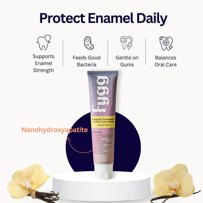 Fygg Toothpaste with Prebiotics | Vanilla Flavor - image 2
