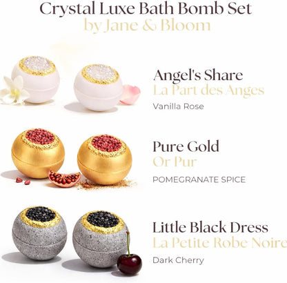 Crystal Luxe Bath Bomb Gift Set - Jane & Bloom - image 5