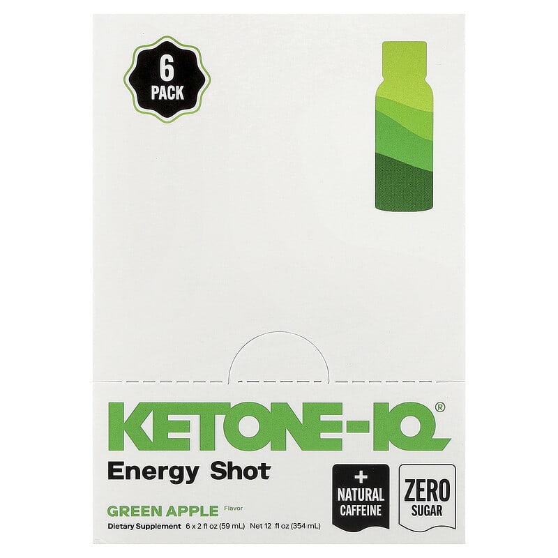 Ketone-IQ +Caffeine Shot, Green Apple - image 15