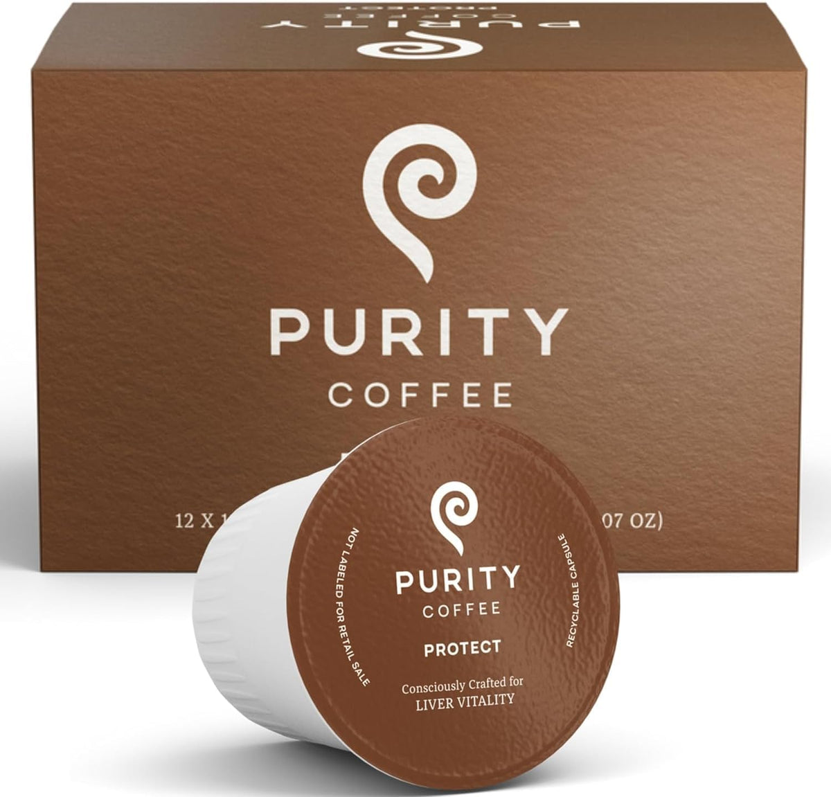 PROTECT: Light-Medium Roast - Single-Serve Coffee Pods - 12ct - image 1